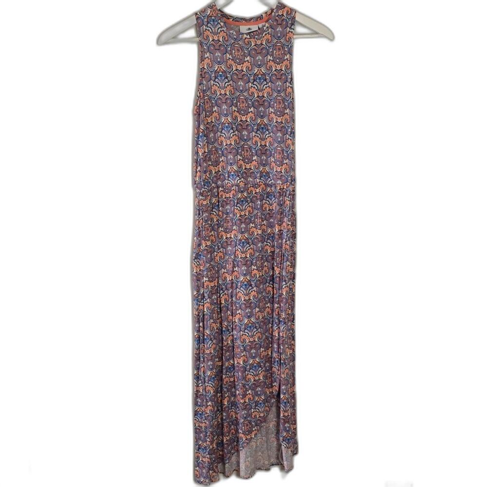 DISNEY PARKS Riviera Resort Mickey Mouse Paisley Maxi Wrap Dress Sz S